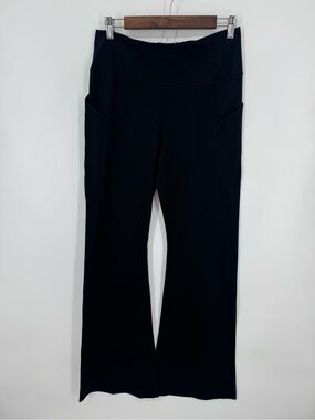 Fabletics Women's Pureluxe Black Flare Leg Leggings Size XXL/1X Regular NWT